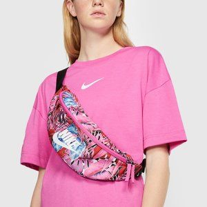 nike floral fanny pack